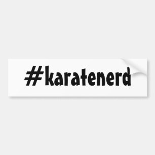 Der Shotokan Weisen-Karate-Nerd-Autoaufkleber Autoaufkleber