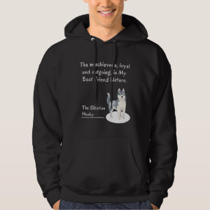 Der sibirische Husky-Hund Hoodie