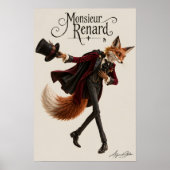 Der sich verbeugende Fuchs Poster (Vorne)