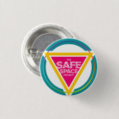 Der sichere Space Projekt Knopf Button (Vorne & Hinten)