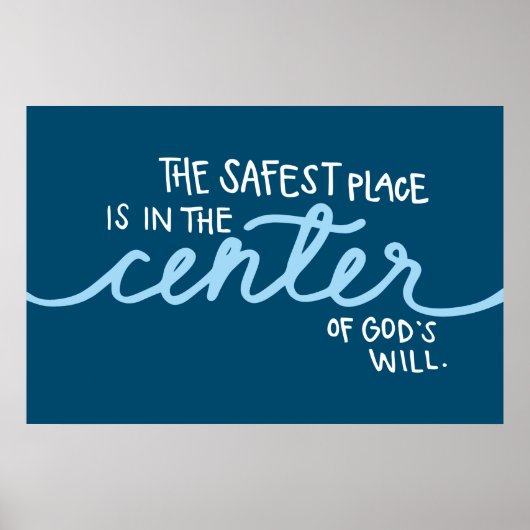 Der sicherste Ort Poster (Vorne)