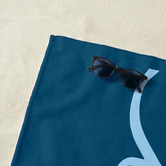 Der sicherste Ort Strandtuch (Beispiel)