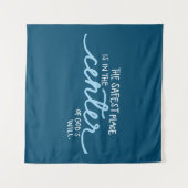 Der sicherste Ort Wandteppich (Vorderseite (Horizontal))