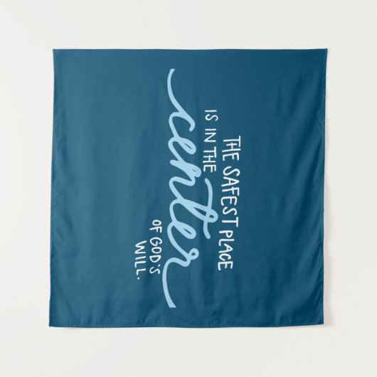 Der sicherste Ort Wandteppich (Vorderseite (Horizontal))