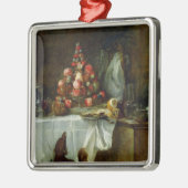Der Sideboard, 1728 Silbernes Ornament (Links)