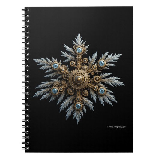 Der Sidera-Flocon - Artefact steampunk Notizblock (Vorderseite)