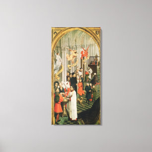 Der sieben SakramenteAltarpiece Leinwanddruck