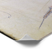 Der siebte Engel weht seine Trompete Poster (Ecke)