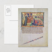 Der siebte Engel weht seine Trompete Postkarte (Vorne/Hinten)