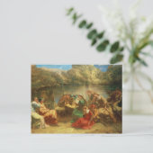 Der siebte Tag des Decameron Postkarte (Stehend Vorderseite)