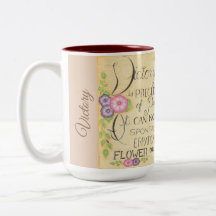 Der Sieg aller Art - JamesAllen Quote-Tasse