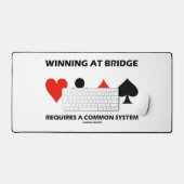 Der Sieg bei der Brücke erfordert ein gemeinsames Schreibtischunterlage (Tastatur & Maus)