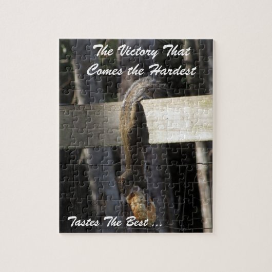 Der Sieg, der am härtesten kommt, schmeckt am best Puzzle (Vertikal)