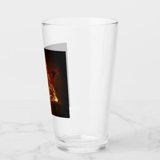 Der Sieg der Flamme Glas (Links)