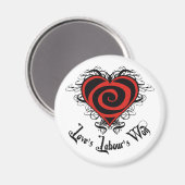 Der Sieg der Labour-Partei der Liebe Magnet (Vorderseite/Rückseite)