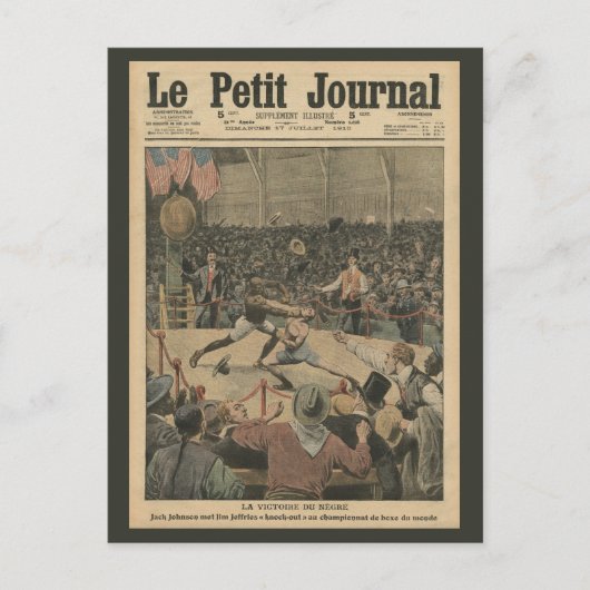 Der Sieg der Neger Postkarte (Vorderseite)