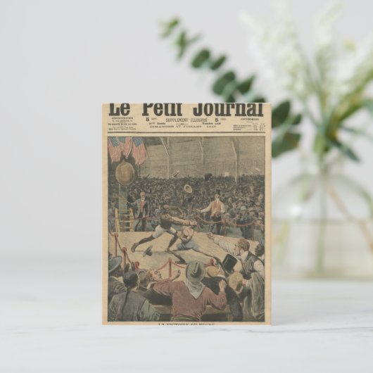 Der Sieg der Neger Postkarte (Stehend Vorderseite)