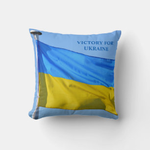 Der Sieg der ukrainischen Flagge Bleibe stark Kissen
