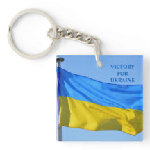 Der Sieg der ukrainischen Flagge Bleibe stark