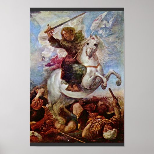 Der Sieg des Jakobus, des Apostels auf den Mauern, Poster (Vorne)