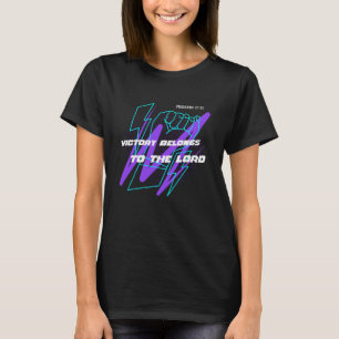 Der Sieg gehört zum Herrn   Christliche Athleten T-Shirt