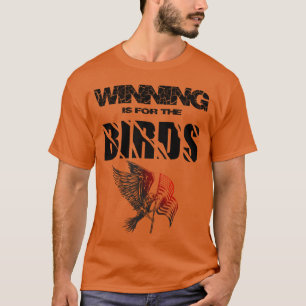 Der Sieg ist für das Retro der Vögel T-Shirt