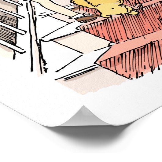 Der Sieg über die schlechte Zeit Poster (Ecke)