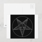 Der Sieg von Baphomet Postkarte (Vorne/Hinten)
