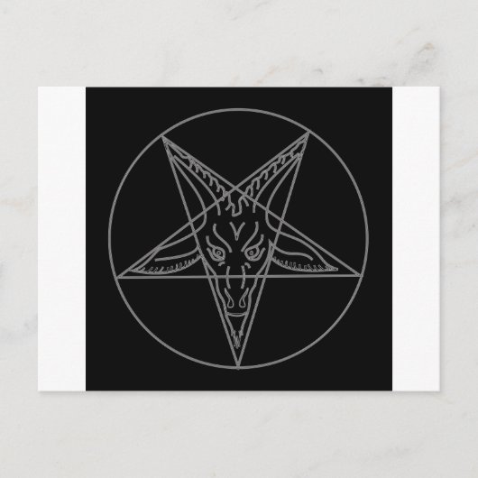 Der Sieg von Baphomet Postkarte (Vorderseite)