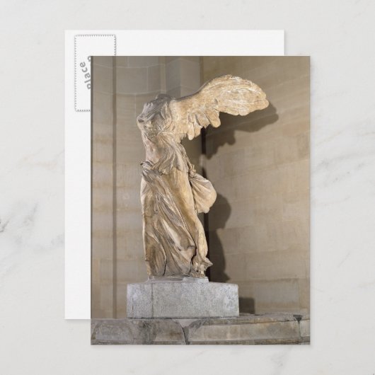Der Sieg von Samothrace Postkarte (Vorne/Hinten)