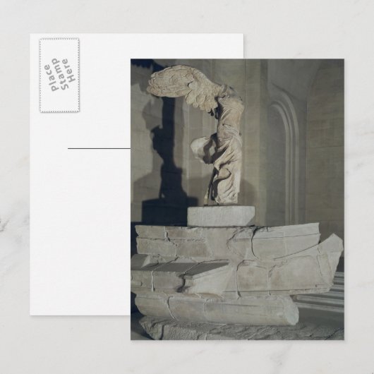 Der Sieg von Samothrace Postkarte (Vorne/Hinten)