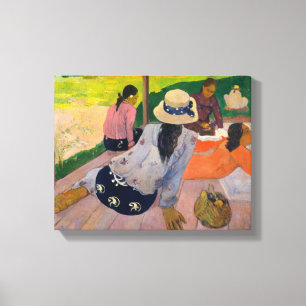 Der Siesta durch Frauen Tahiti Paul Gauguins Leinwanddruck