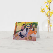 Der Siesta - Paul Gauguin-Karte Karte (Gelbe Blume)