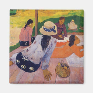 "Der siesta-" - Paul Gauguin-Magnet Magnet