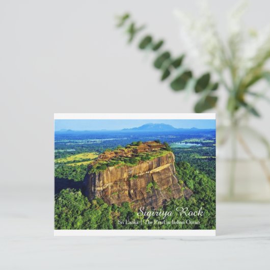Der Sigiriya Rock Postkarte (Stehend Vorderseite)