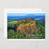 Der Sigiriya Rock Postkarte (Vorne/Hinten)