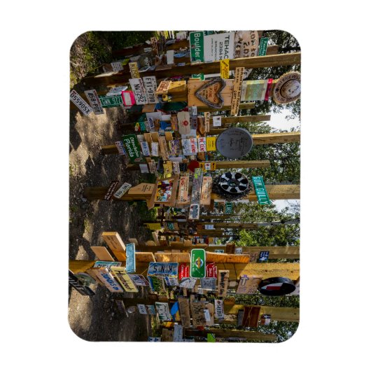 Der Sign Post Forest in Kanada Magnet (Vertikal)