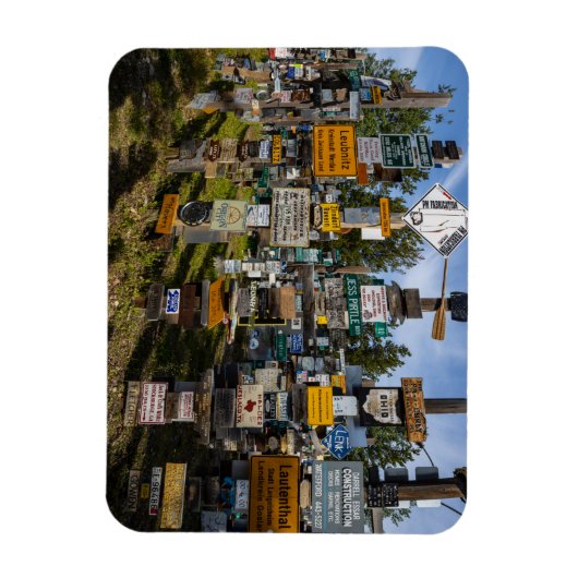 Der Sign Post Forest in Kanada Magnet (Vertikal)