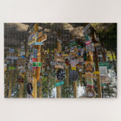 Der Sign Post Forest in Kanada Puzzle (Horizontal)