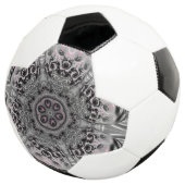 Der silberne Fraktalgarten Fußball (Dreiviertel)