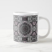 Der silberne Fraktalgarten Jumbo-Tasse (Rechts)