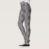 Der Silberne Fraktalgarten Leggings (Links)