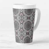 Der silberne Fraktalgarten Milchtasse (Rechte Ecke)