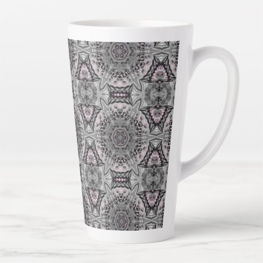 Der silberne Fraktalgarten Milchtasse (Rechts)