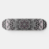 Der silberne Fraktalgarten Skateboard (Horizontal)