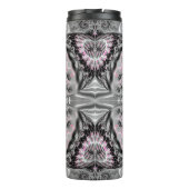 Der silberne Fraktalgarten  Thermosbecher (Rückseite)