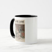Der silberne Hochzeitstag des Königs Tasse (Vorderseite Links)