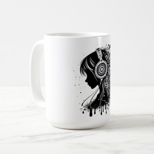 Der silberne Traum Kaffeetasse (Vorderseite Links)