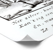 Der Silberschmied, 1718 Poster (Ecke)