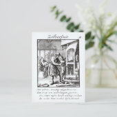 Der Silberschmied, 1718 Postkarte (Stehend Vorderseite)